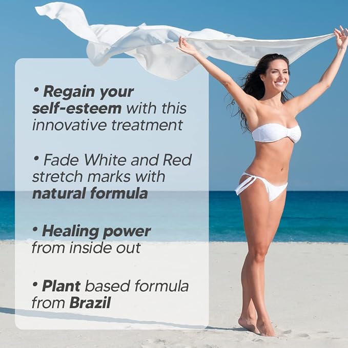 Cicatrissim Deep Stretch Mark Removal Cream - Innovative Formula With Pure and Powerful Natural Ingredients From Brazilian Flora - For All Stretch Marks & Skin Types.-VivaGrace Women