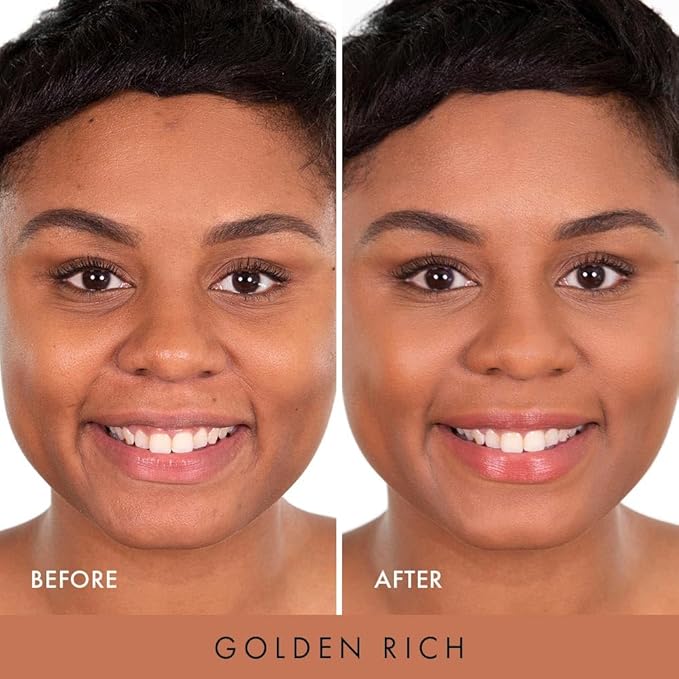 Wander Beauty Wanderlust Powder Foundation - Golden Rich - Blurs & Evens Skin Tone - Perfects & Hydrates With Hyaluronic Acid, Aloe, Honeysuckle, & Vitamin E - Lightweight, Buildable Coverage -0.31 oz-VivaGrace Women