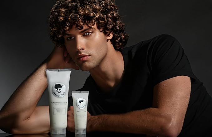 Avenue Man Curl Defining Cream - Unscented Hold Forming Curl Cream for Men with Keratin, Acai & Herbal Extracts - Frizz Control, Humidity Resistant, Lightweight Texture - Curly Hair Products for Men-VivaGrace Women