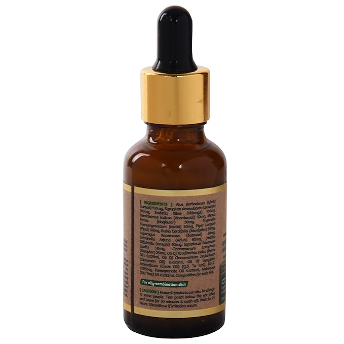 Roots & Herbs Ayurvedic Natural Treatment 100% Vegan No Paraben Lavang Rehydrating Skin Moisturizer Elixir for Men- 50 ML-VivaGrace Women