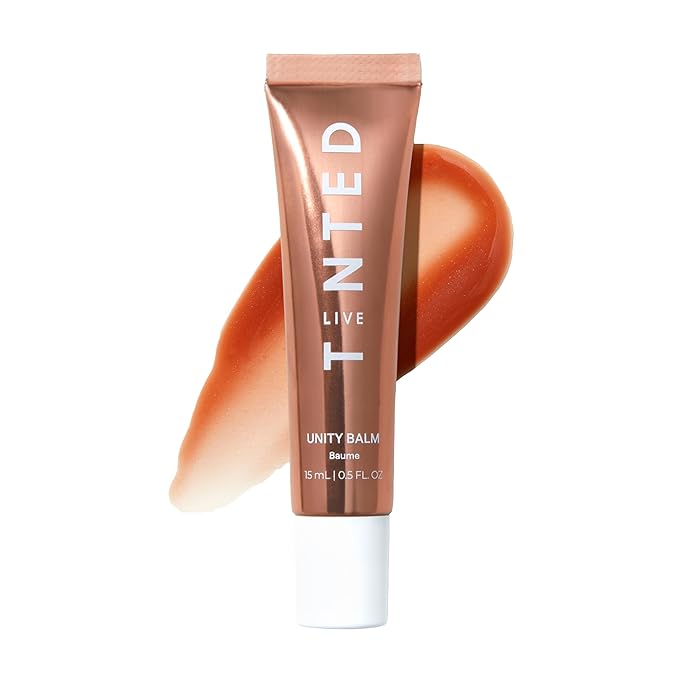 Live Tinted Unity Balm – Ultra-Hydrating Lip Balm with Shea Butter, Hyaluronic Acid & Vitamin E – Universal Warm Tint-VivaGrace Women
