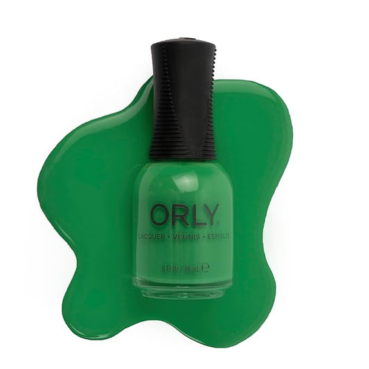 Orly Neon Nail Polish Colors for Summer | Bright Colors and Confetti Toppers for Summer Neon Nails | 0.6fl oz (Touch Grass, 0.6 fl oz)
