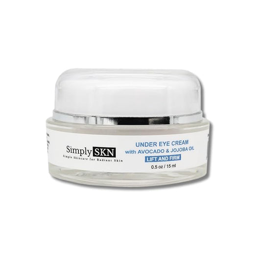 Under Eye Cream with Avocado Oil and Jojoba Oil - Anti-Aging Rich Hydrating Under Eye Cream For Minimizing Dark Circles, Puffiness and Fine Lines - 0.5 Fl. Oz.-VivaGrace Women