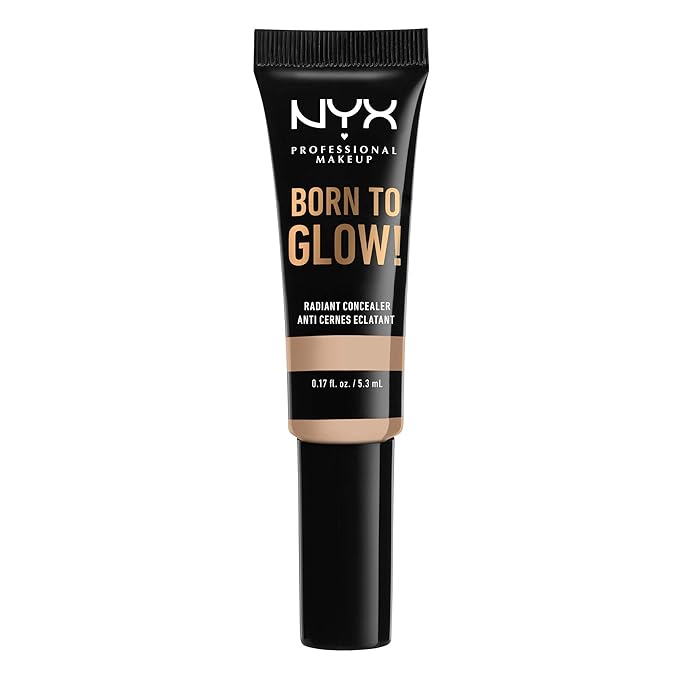 NYX PROFESSIONAL MAKEUP Born To Glow Radiant Concealer, Medium Coverage - Alabaster-VivaGrace Women