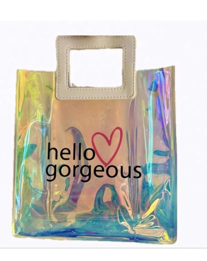 White Barn - Bath and Body Works - Gift Set 2 Piece Bundle - with Gift Bag HELLO GORGEOUS (You're The One)-VivaGrace Women