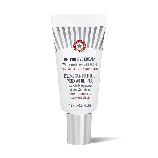 First Aid Beauty Retinol Eye Cream with Squalane + Ceramides – Visibly Smooths Fine Line & Wrinkles Around the Eyes – 0.5 oz.-VivaGrace Women