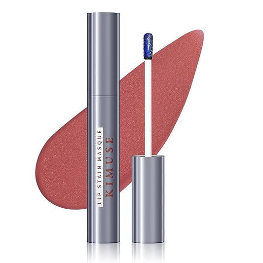 KIMUSE Lip Stain Masque: Peel Off Lip Stain Long Lasting Waterproof 12HR Transfer Proof & Hydrating Tint, Instant Lip Color With Natural Matte Effects, Vegan & Easy To Use-VivaGrace Women