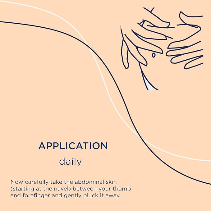 Massage Body Oil for Pregnant Woman – Maternity Skincare Oil, Skin Elasticity Increase by 35% – Prevents Stretch Marks, Safe to use for mom and Baby – Vegan, 200 ml / 6.76 Fl Oz-VivaGrace Women