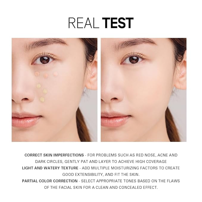 heme Full coverage liquid concealer 6ml (01 Ivory)-VivaGrace Women