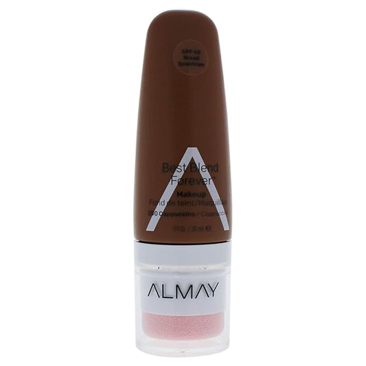 Almay Best Blend Forever Foundation, Cappuccino, 1 fl. oz., SPF 40 Broad Spectrum-VivaGrace Women