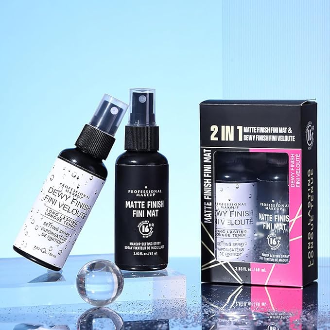 Kaely 2IN1 Hydrating Setting Spray for Face,Primer Face Makeup Matte Dewy Finish,Waterproof Setting Spray for Makeup Long Lasting,Oil Control,maquillaje Up To 16 Hours,Vegan & Cruelty-Free-VivaGrace Women
