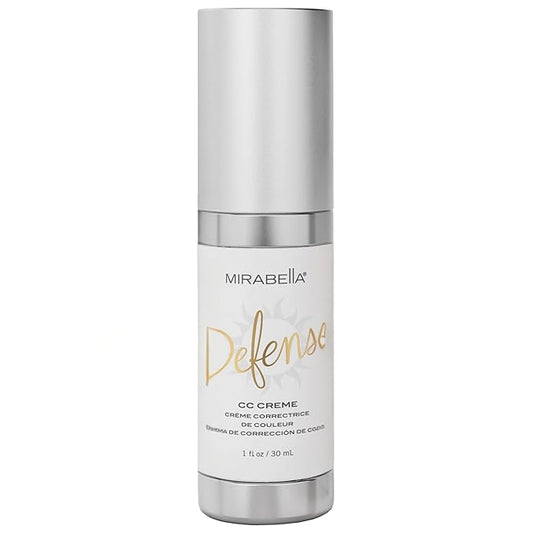 Mirabella Defense CC Creme Full Coverage Foundation with SPF 20, CC Cream Foundation with Sunscreen & Hyaluronic Acid, Oil Control with Salicylic Acid - Fair-VivaGrace Women