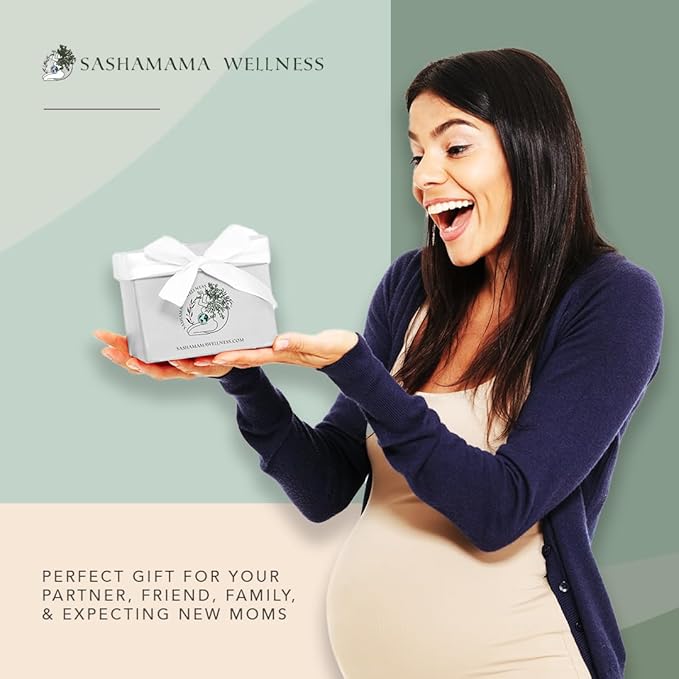 Luxury Baby Shower Gifts- Pregnancy Gift Box for First Time Moms- Pregnancy Must Haves - PostPartum Recovery Care- Postpartum Essentials - Prenatal and PostPartum Gift - Sashamama Gifts for mom-VivaGrace Women