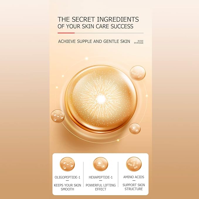 VENZEN Hexapeptide Bouncy Freeze-Fried Powder 60PCS Set Refreshing Hydration Luxury Skin Care Gift Box 60 Bottles-VivaGrace Women