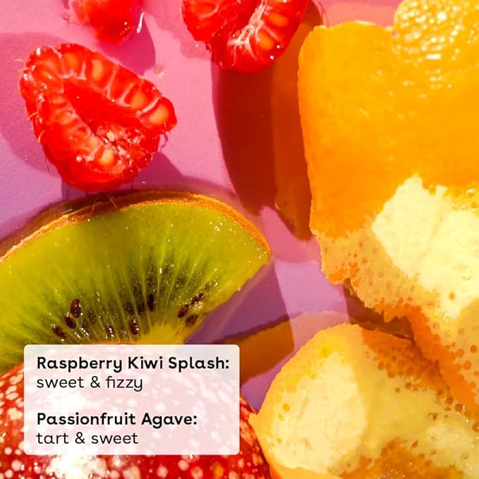 eos 100% Natural Lip Balm, Raspberry Kiwi Splash & Passionfruit Agave, All-Day Moisture, Lip Care Products, 0.14 oz, 2-Pack-VivaGrace Women