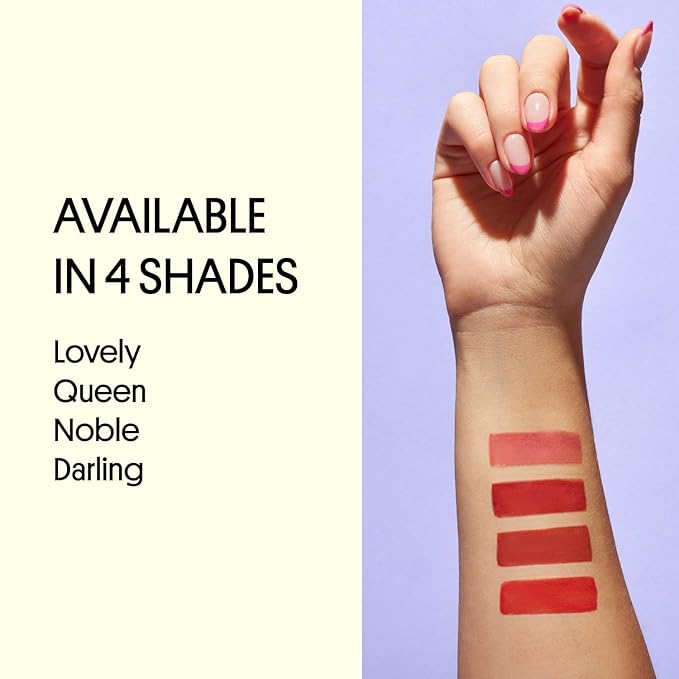 Winky Lux Cheeky Rose Liquid Blush, Gel Cream Blush Wand, Blendable & Buildable Pigment, Long Lasting Weightless Velvet Finish, Deep Coral Blush, Darling-VivaGrace Women