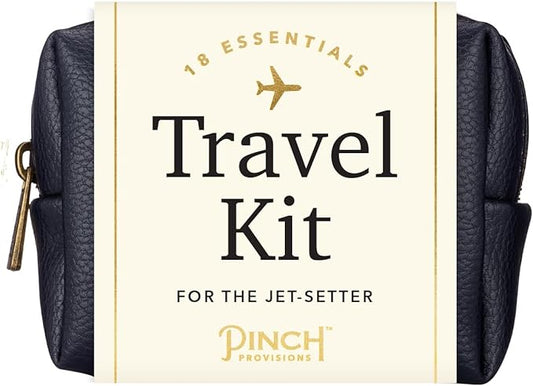 Pinch Provisions Travel Kit, includes 18 Must-Have Emergency Essential Items for Travelling, Ideal Road Trip or Airport Gift for Friends, Family & Peers, Portable Pouch-VivaGrace Women