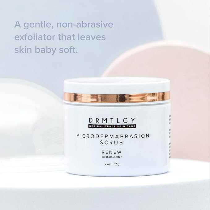 DRMTLGY Universal Tinted Moisturizer with SPF 46 & Microdermabrasion Facial Scrub Set - Universal Tinted SPF & Face Exfoliator 2 Pack-VivaGrace Women