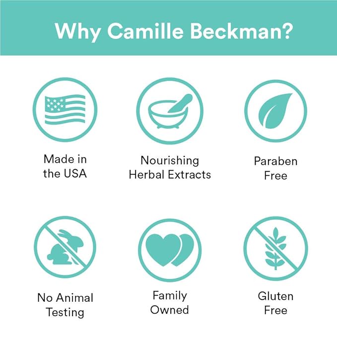 Camille Beckman Essentials Gift Basket, White Lilac, Glycerine Hand Therapy 6 oz, Silky Body Cream 13 oz, Hand and Shower Cleansing Gel 13 oz, Glycerine Soap 3.5 oz-VivaGrace Women