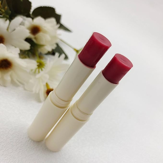 2PC Lip Balm Fade Dark Pigment Whitening Moisturizing Lip Hyaluronic Acid Exfoliating Dead Skin Lightening Lip Care (Red)-VivaGrace Women