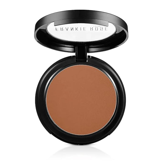 Frankie Rose Cosmetics Powder Foundation – Full Coverage Face Powder For Pores & Imperfections, Evens Out Skin Tone & Shine-Control | 58 Grams (Chestnut)-VivaGrace Women