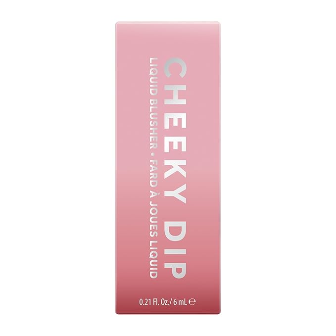 W7 Cheeky Dip Liquid Blusher - Pigmented Colour For Cheek Makeup - Satin Matte Finish - Lustful (Pink)-VivaGrace Women