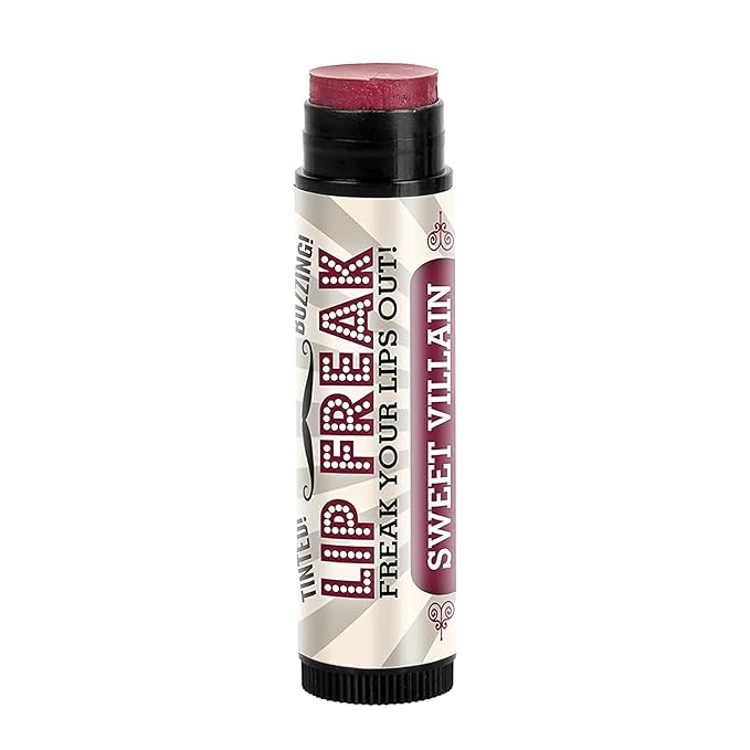Doctor Lip Bang's BUZZING Lip Balm | Lip Freak | 100% All Natural | Cruelty Free | Sweet Villain | 2 Pack-VivaGrace Women