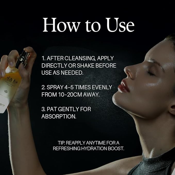 d'alba Piedmont Italian White Truffle First Spray Serum, Vegan Skin Care, Light-weight Face Moisturizer, Glow Serum for Radiant Skin, Non Comedogenic, All In One Mist, Korean Skin Care (3.38 fl oz.)-VivaGrace Women