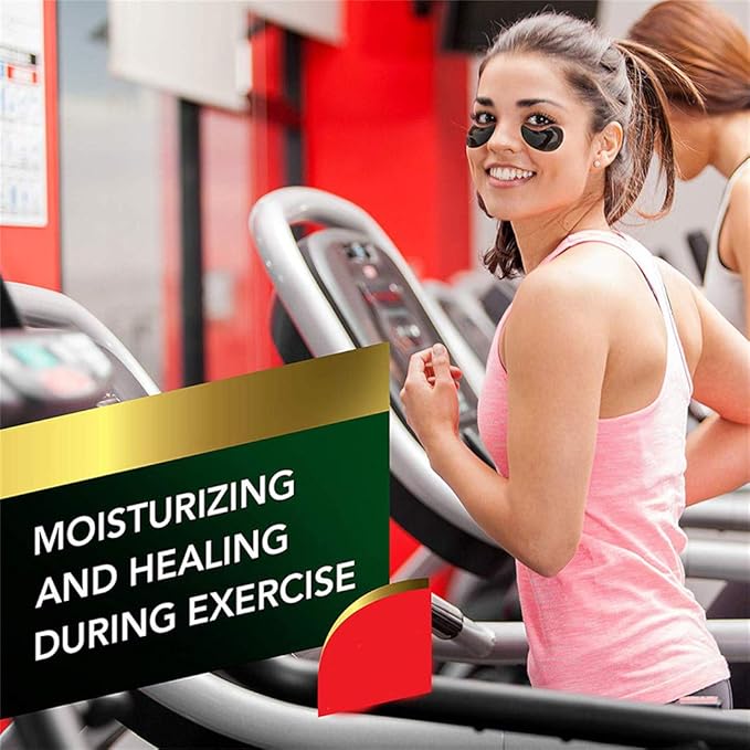 Under Eye Patches - 30 Pairs Collagen Eye Mask Eye Patches for Puffy Eyes and Dark Circles, Gel Under Eye Mask, Black-VivaGrace Women