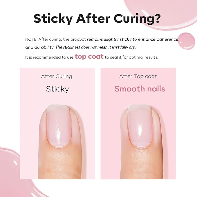 modelones Builder Nail Gel, 8-in-One Nude Pink Glitter Builder, Rainbow Iridescent Shimmer Nail Gel Polish, Jelly Pink Sparkle LED Lamp Cured Hard Rubber Color Base for Home DIY Salon Girls-VivaGrace Women