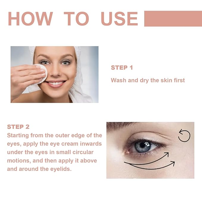 Retinol Eye Stick, Retinol Eye Cream for Dark Circles and Puffiness, Under Eye Cream Anti Aging, Retinol Eye Balm Reduce Fine Lines and Dark Circles, Visible Results in 3-4 Weeks-VivaGrace Women
