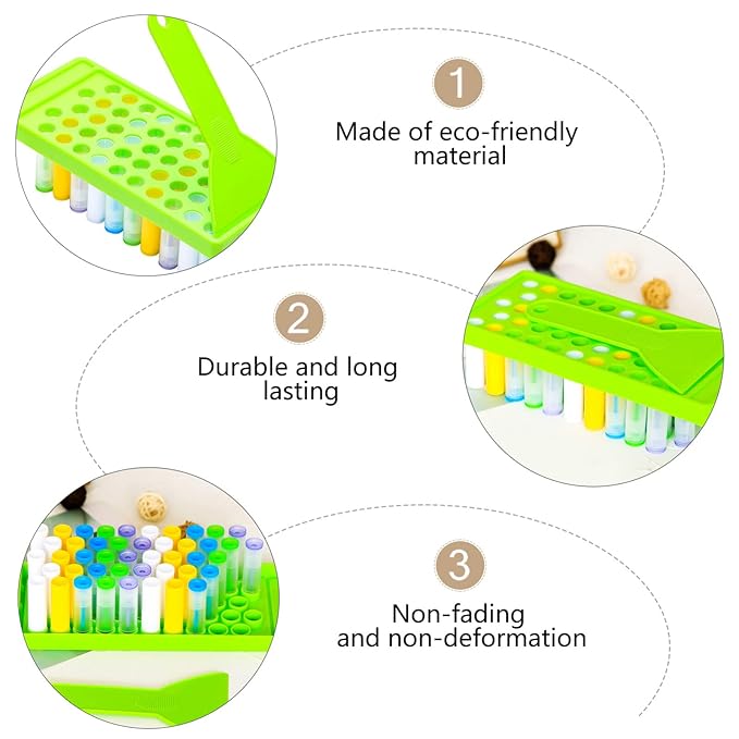 Beaupretty Lip Balm Filling Tray and Spatula Set Lip Balm Crafting Kit Instantly Fills 50 Standard 15mm width Tubes Lip Balm Containers-VivaGrace Women