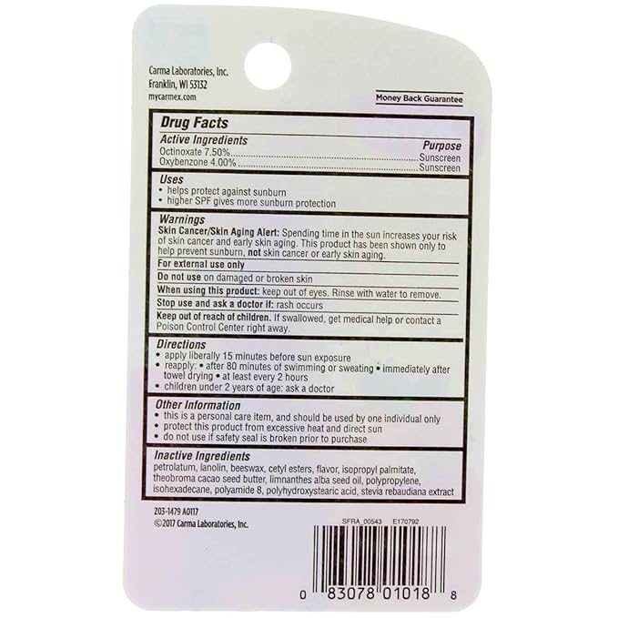 Carmex Daily Care Lip Balm Strawberry SPF 15 0.35 oz (Tube in Blister Pack)-VivaGrace Women