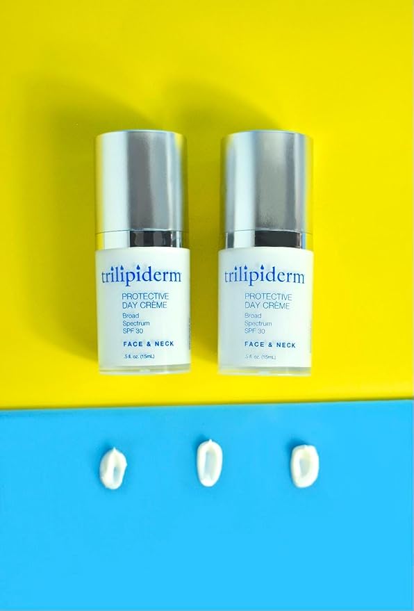 Trilipiderm Rehydration Night Créme .5oz + Protective Day Créme Broad Spectrum SPF 30 .5oz Travel/Trial Size Transformative, moisture-rich crème with hyaluronic acid and Retinol-VivaGrace Women