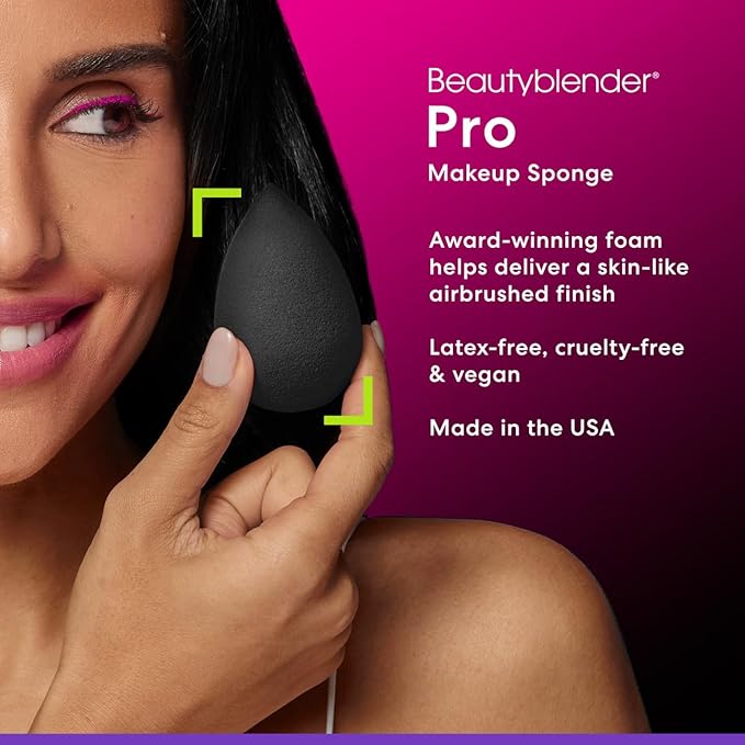 Beautyblender® | Pro Blender Makeup Sponge | Blend Liquid Foundations, Powders and Creams | Streak Free Application | Vegan, Cruelty Free | Made in USA-VivaGrace Women