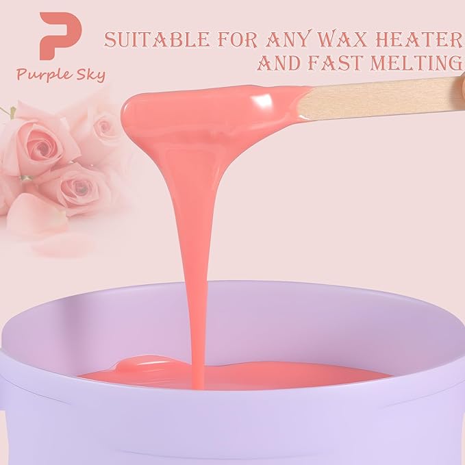 Wax Beads for Hair Removal, 80oz Wax Beads Bulk, Brazilian Waxing for Body SPA, Hard Wax Beans for Face, Bikini, Coarse Hair Removal Wax-VivaGrace Women