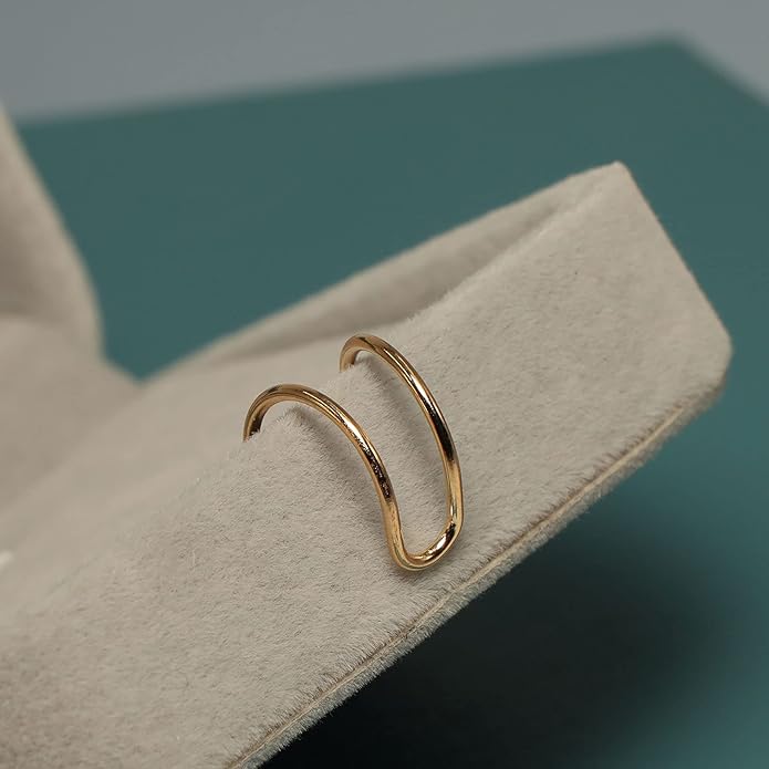Cute Non-pierced Earrings Ear Cuff Ear Clip Minimalist Unilateral Earrings Cartilage Unique Ear Crawler Ear Climber Fashion Gold Ear Jewelry for Women-VivaGrace Women