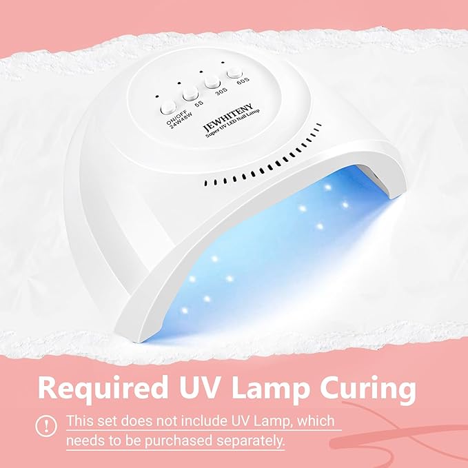 JEWHITENY Poly Nail Gel Set Clear Pink White Poly Extension Gel With Base Coat Top Coat Slip Solution French Manicure Need U V Lamp Curing for Finger Art and Home DIY-VivaGrace Women