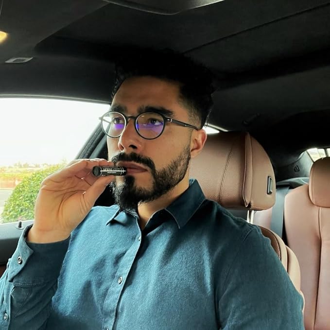 Lip Balm, Long-Lasting, Moisturizing Formula, Nourishing Lip Care, 100% Natural, Hint of Vanilla, Matte Finish (3)-VivaGrace Women