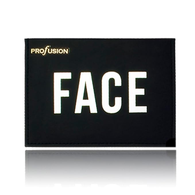 Profusion Cosmetics - Face - Professional Eyeshadow Lip Gloss Blush Highlighter Bronzer Eyebrow Wax Powder Eyeliner Pencil, Brushes Included Makeup Set-VivaGrace Women