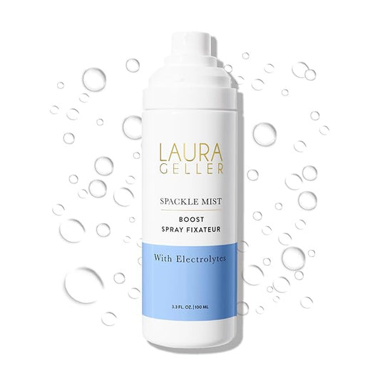 LAURA GELLER NEW YORK Spackle Mist Boost Setting Spray with Electrolytes - Long-Lasting Makeup Spray with Blue Light Protection - Dewy Skin Makeup Setting Spray-VivaGrace Women