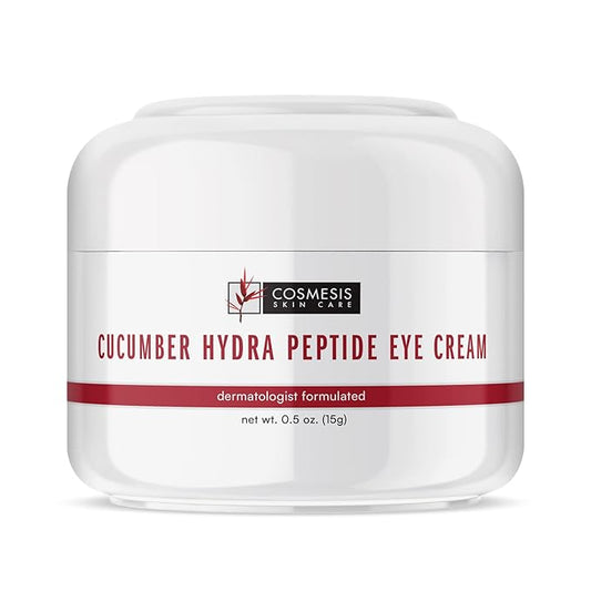 Cucumber Hydra Peptide Eye Cream - Minimize Fine Lines, Promote Smooth Skin & Protect Delicate Under-Eye Skin - 0.50 oz - Cosmesis-VivaGrace Women