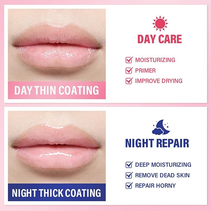 Sleeping Lip Mask, Long-Lasting Nourish & Hydrate Lip Mask, Lip Balm, Lip Oil, Lip Skin Care, Hydrating, Moisturizing Lip Lines Night Sleep Care Lip Anti-chapped Lip Cream (02# Berry)-VivaGrace Women
