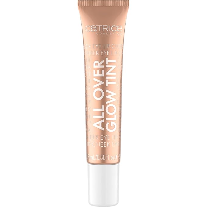 Catrice | All Over Glow Tint | Multi-Use Liquid Highlighter | Eyes, Cheeks, Lips & Body |WIth Vitamin C & Niacinamide, | Long-lasting & Lightweight | Vegan & Cruelty Free (030 | Sun Dip)-VivaGrace Women