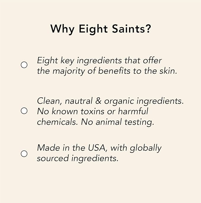 Eight Saints Vitamin C Serum For Face, Anti Aging Facial Serum, Hyaluronic Acid, Vitamin E, Organic Aloe Vera and Jojoba Oil, Hydrating & Brightening Serum for Dark Spots, Fine Lines and Wrinkles, 1oz-VivaGrace Women