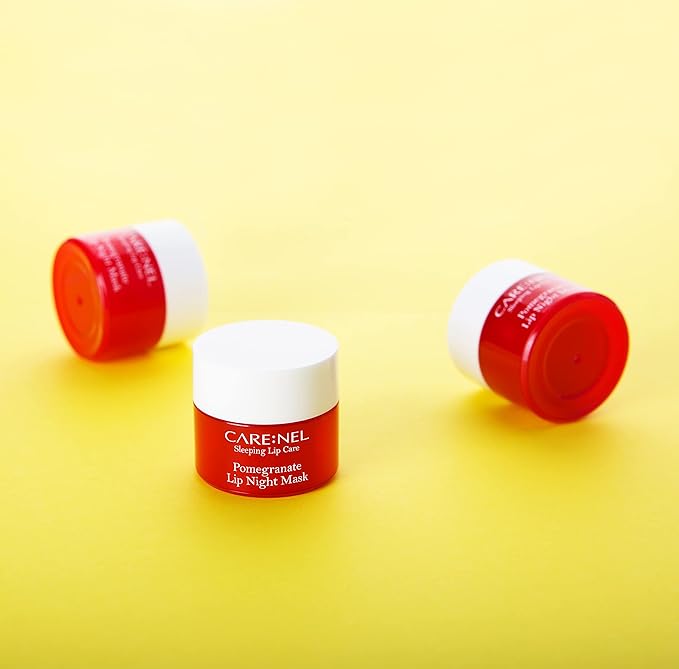 Lip Sleeping Mask Pomegranate 5g (3 Set) - Korean Beauty lips all day long, Lip gloss-VivaGrace Women