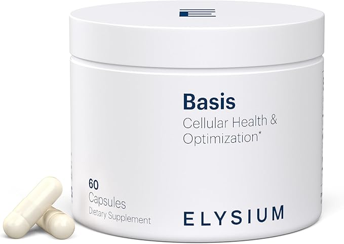 ELYSIUM Basis NAD Plus Supplement 30 Servings - with Nicotinamide Riboside 250mg and Pterostilbene 50mg - Healthy Aging Supplement & Cellular Energy-VivaGrace Women