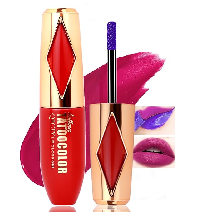 Peel Off Lip Stain -Lip Stain Peel Off Masque - Long Lasting, Waterproof and Transfer Proof Nude Lip Tint, Matte Finish Peel Off Makeup-VivaGrace Women