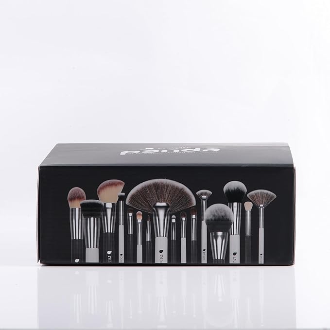DUcare Professional Makeup Brushes 31Pcs Panda Series Makeup Brush Set Kabuki Foundation Blending Face Powder Blush Concealers Eye Shadows With Leather Case Organizer-VivaGrace Women