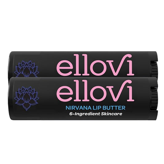 Natural Lip Butter Lip Balm - Nirvana - Pure Enough to Eat - Made With Just 6 Vegan Ingredients - 100% Natural & Organic Moisturizing Lip Care for All Day Hydration (2-Pack)-VivaGrace Women